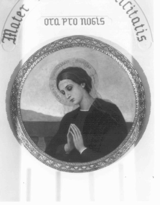 Madonna dell'Umiltà (dipinto) di Maluta Rina (sec. XX)
