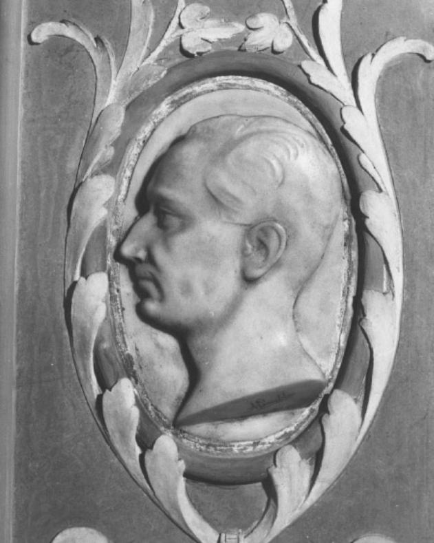 ritratto del conte Milione di San Bonifacio (rilievo) di Penello Antonio - ambito veneto (sec. XX)