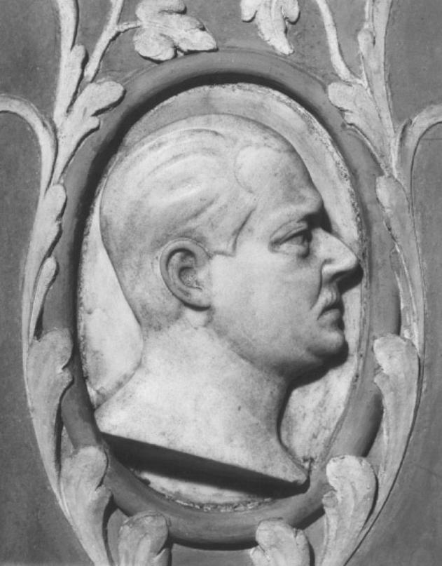 ritratto del marchese Paolo Bufalini (rilievo) di Penello Antonio - ambito veneto (sec. XX)