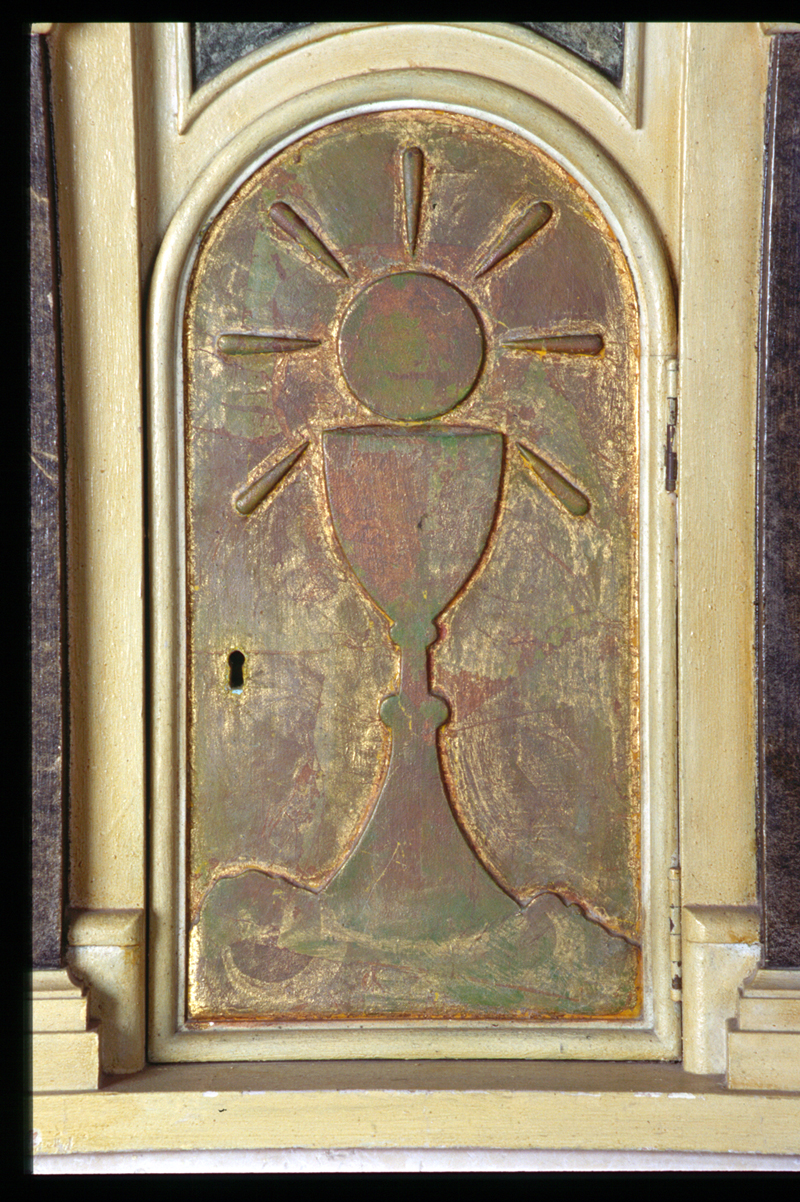 sportello di tabernacolo, elemento d'insieme - manifattura veneta (sec. XIX)