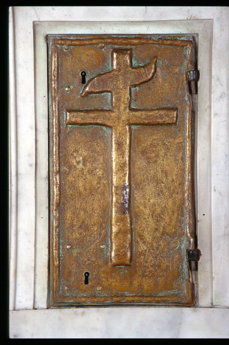 sportello di tabernacolo, elemento d'insieme - manifattura veneta (sec. XVII)