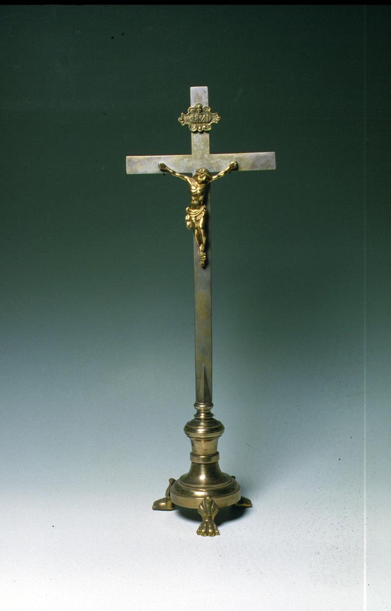 croce da tavolo - manifattura veneta (sec. XIX)