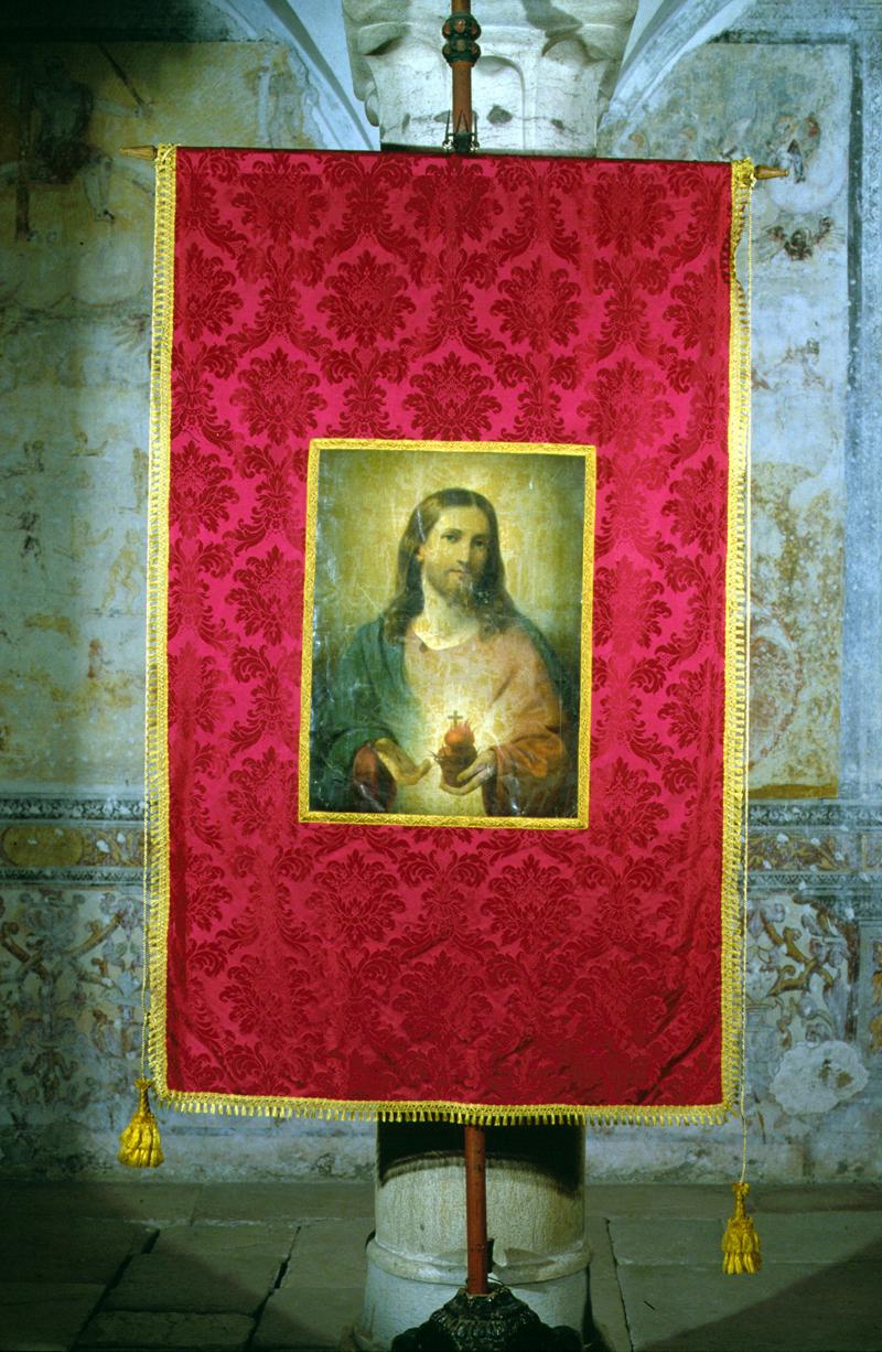 stendardo processionale - manifattura veneta (sec. XIX)