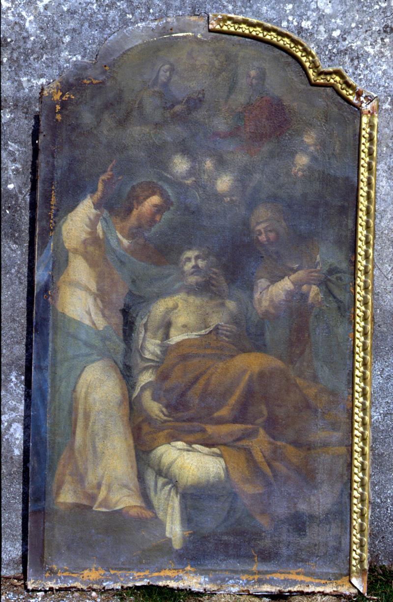 morte di San Giuseppe (dipinto, elemento d'insieme) di Balestra Antonio (attribuito) - ambito veneto (prima metà sec. XVIII)