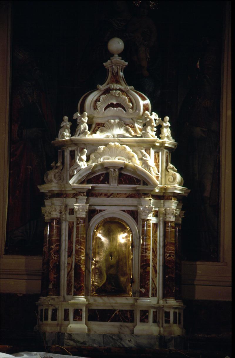 tabernacolo, elemento d'insieme - bottega veneta (prima metà sec. XVIII)