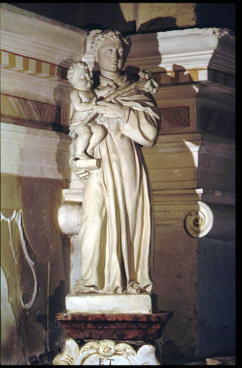 Sant'Antonio da Padova (scultura, elemento d'insieme) - bottega veneta (fine/inizio secc. XVIII/ XIX)