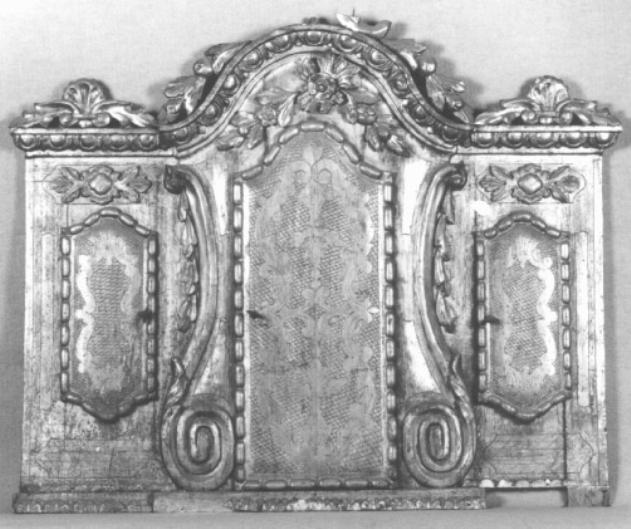 mostra di tabernacolo - ambito veneto (seconda metà sec. XVIII)