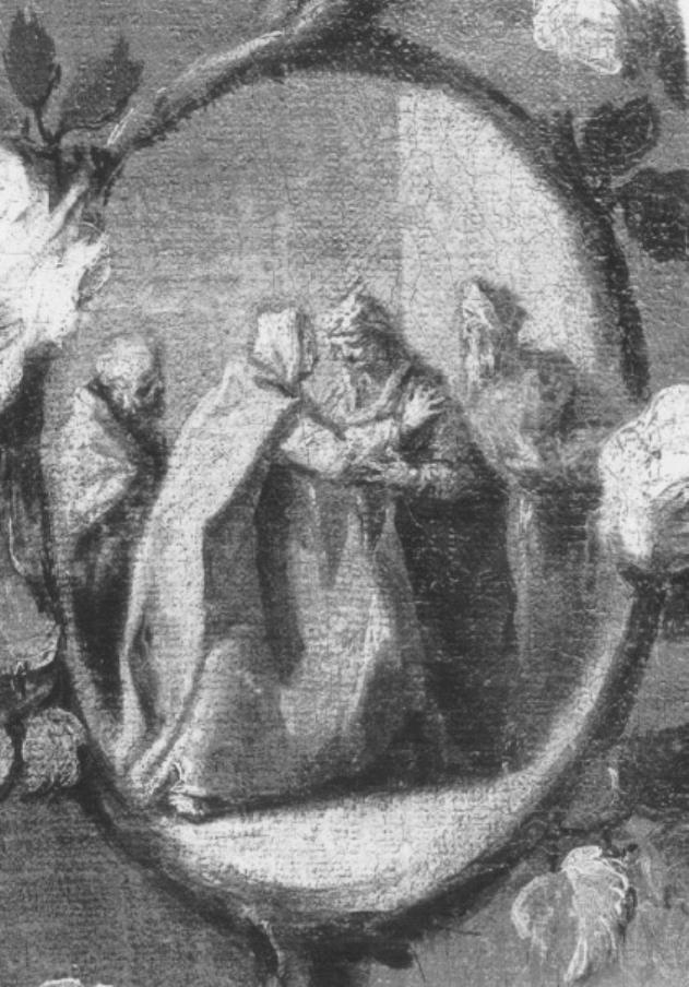 visitazione (dipinto) di Grassi Nicola (attribuito) (sec. XVIII)
