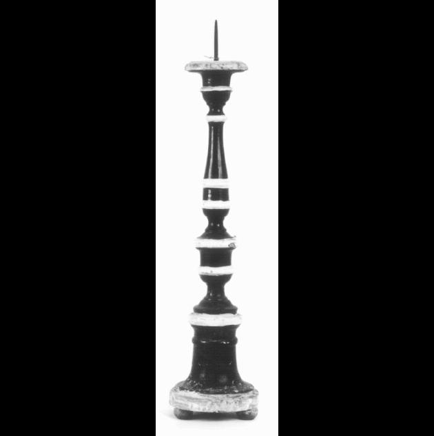 candeliere d'altare - ambito veneto (inizio sec. XIX)