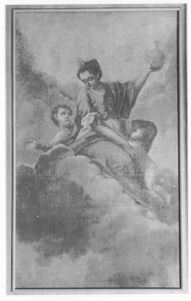 figura allegorica femminile: la Carità (dipinto) - ambito veneto (secc. XVI/ XVII)