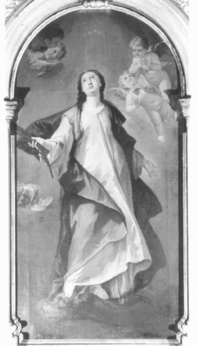 Santa Margherita in gloria (dipinto) di Zugno Francesco (attribuito) (metà sec. XVIII)
