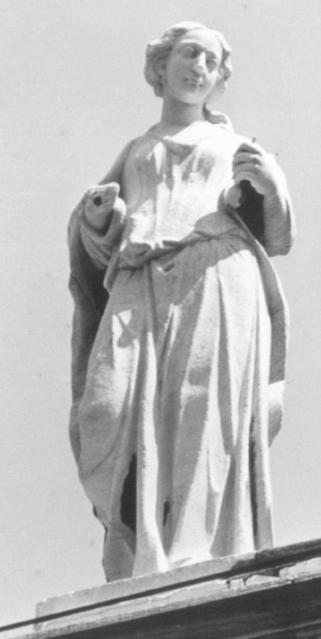 figura allegorica femminile: la Prudenza (statua) di Bonazza Francesco (sec. XVIII)