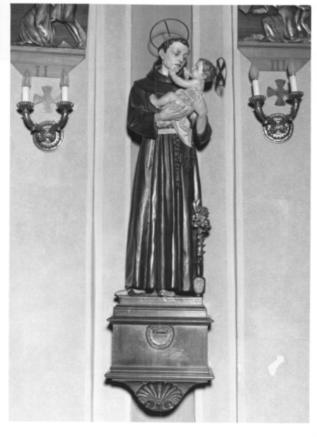 Sant'Antonio da Padova e Gesù Bambino (statua) - ambito veneto (inizio sec. XX)