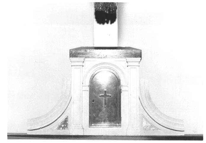 tabernacolo - a frontale architettonico - ambito veneto (inizio sec. XIX)