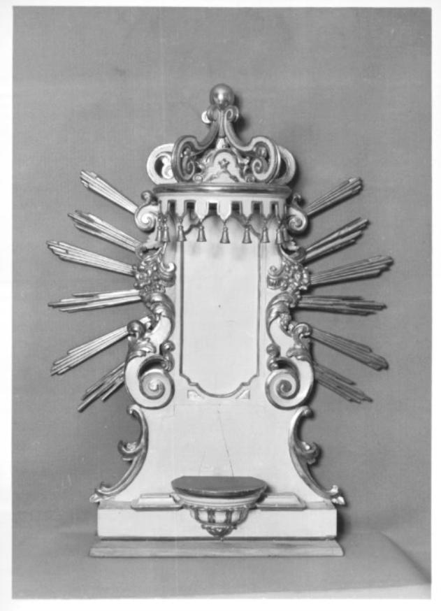 tronetto per esposizione eucaristica - ambito veneto (ultimo quarto sec. XIX)