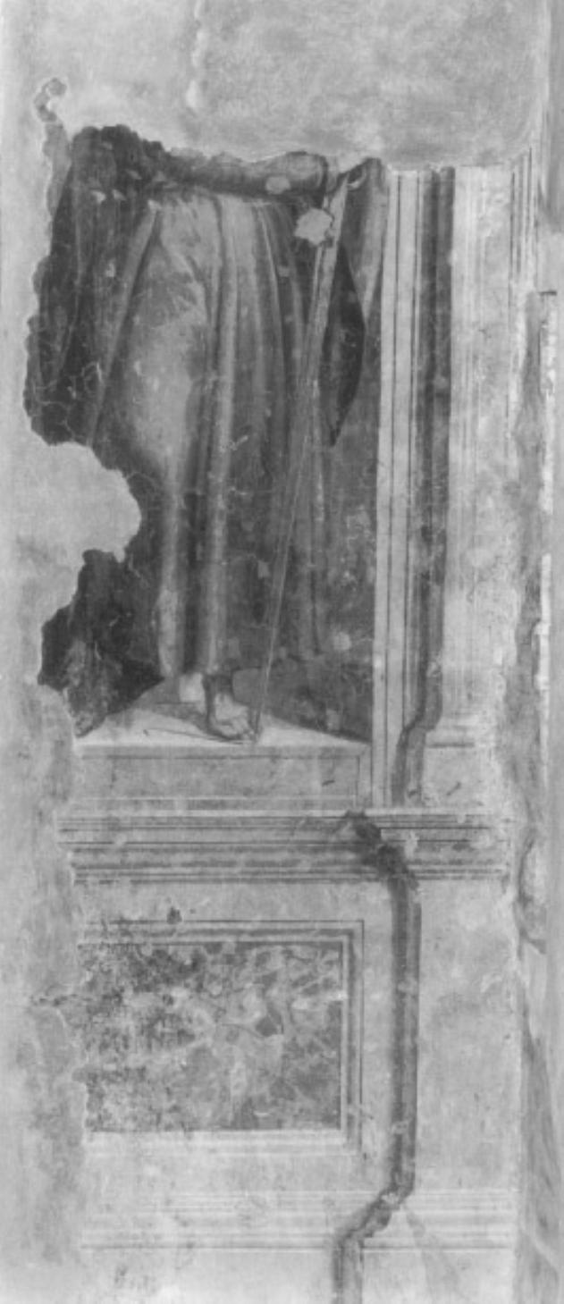 finta architettura con San Paolo (dipinto) - ambito padovano (prima metà sec. XVI)