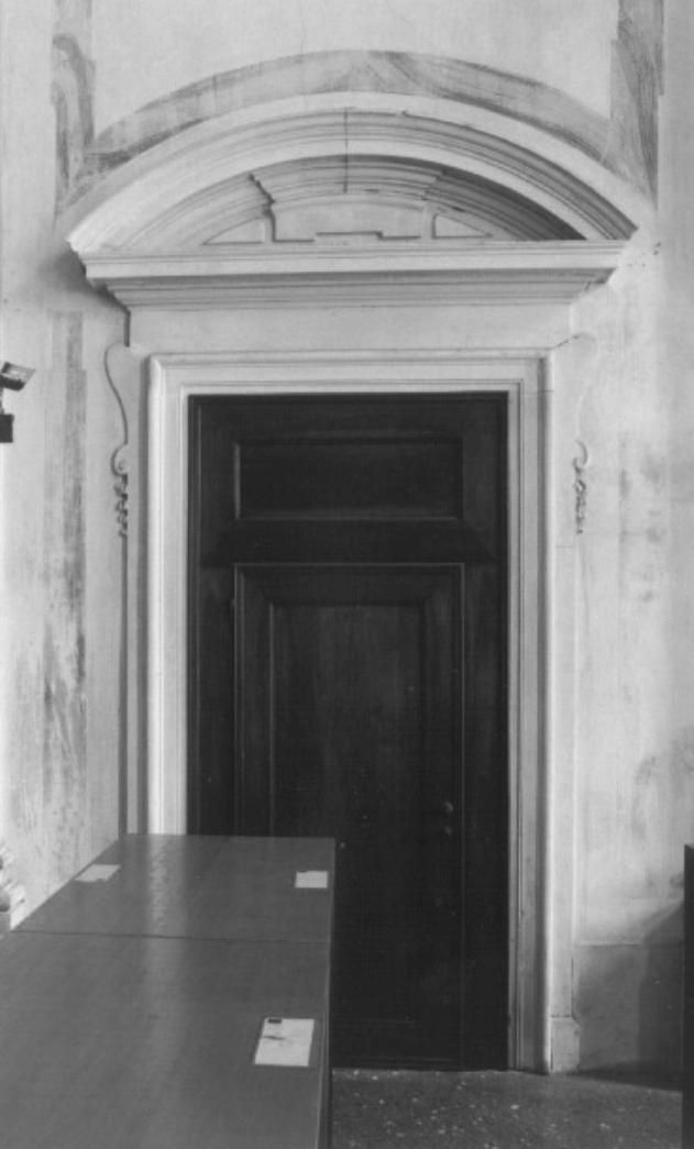 mostra di porta di Novello Giambattista (attribuito) (seconda metà XVIII)