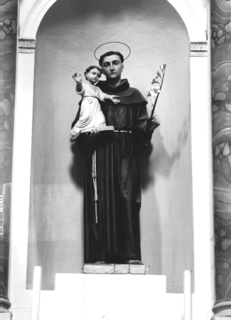 Sant'Antonio da Padova e Gesù Bambino (statua) - ambito veneto (sec. XX)
