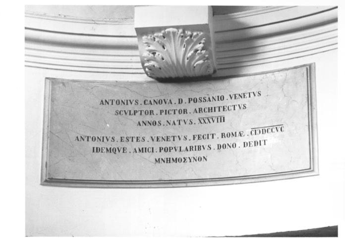 lapide celebrativa - ambito veneto (inizio sec. XX)
