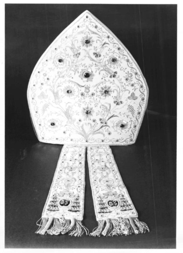 mitria - ambito veneto (prima metà sec. XIX)