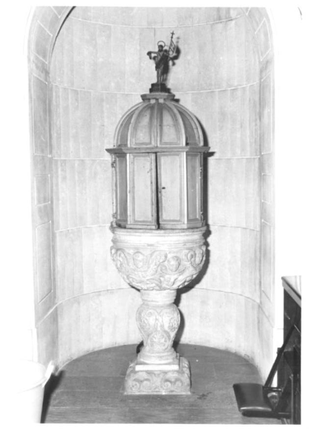fonte battesimale - ambito veneto (sec. XVII)