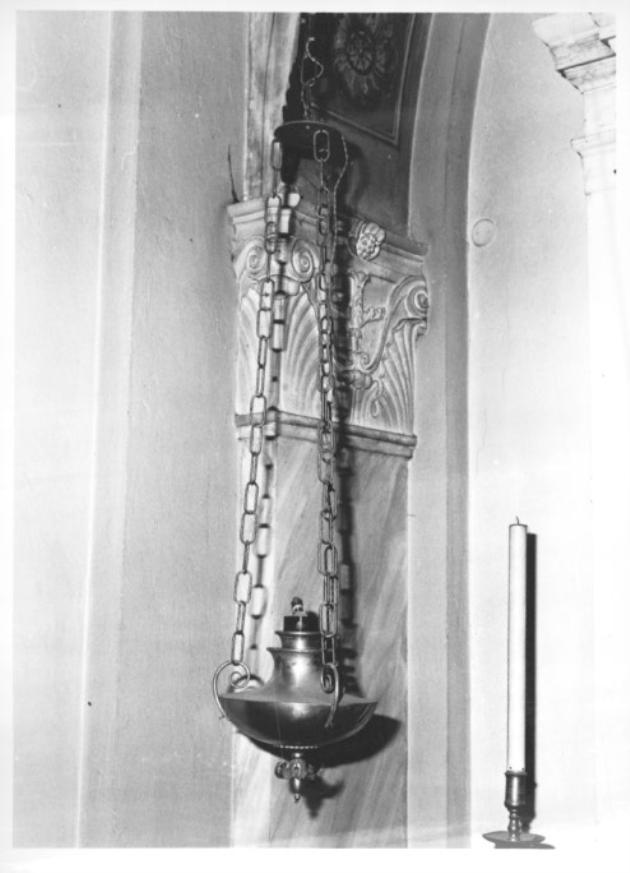 lampada pensile - ambito veneto (secondo quarto sec. XX)