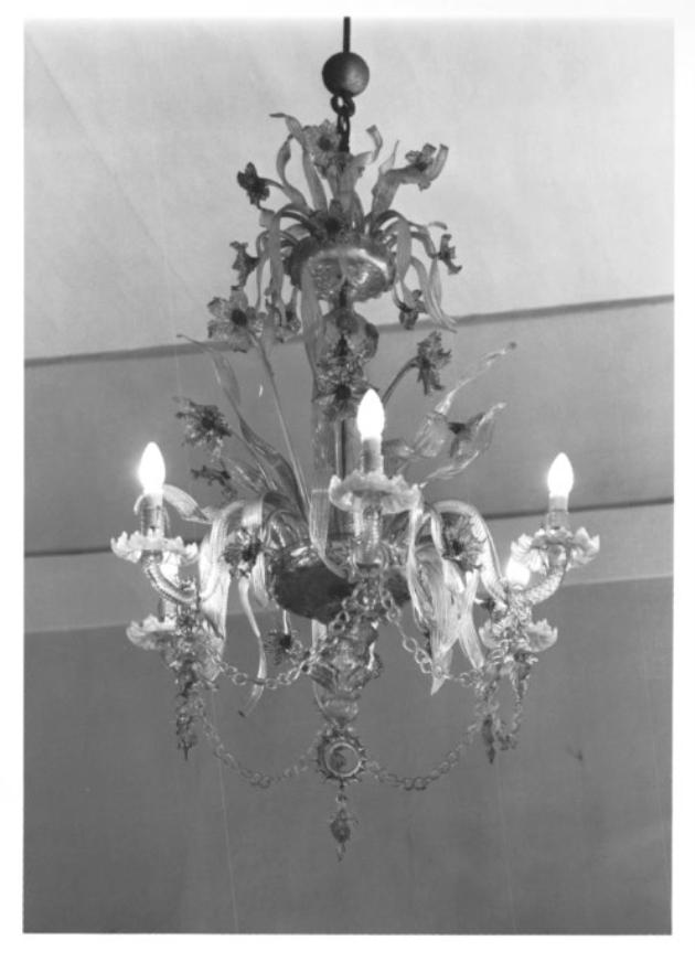 lampadario - ambito veneto (sec. XIX)