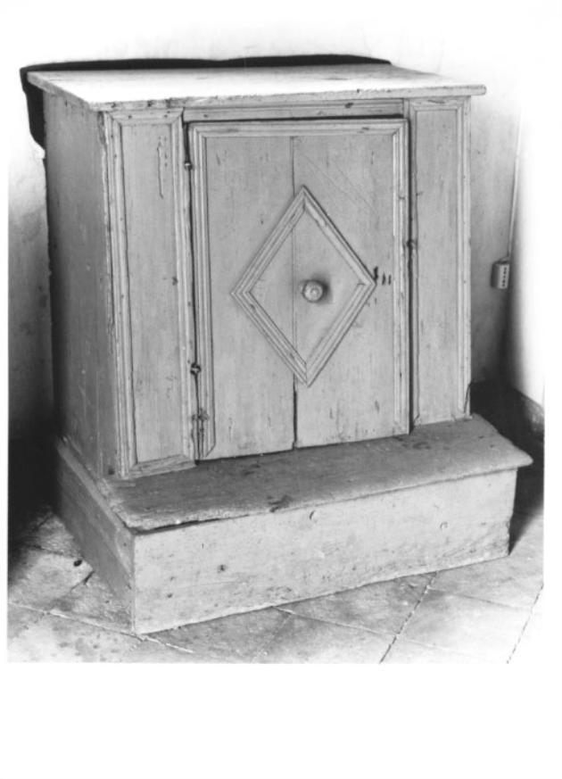 inginocchiatoio - ambito veneto (seconda metà sec. XIX)