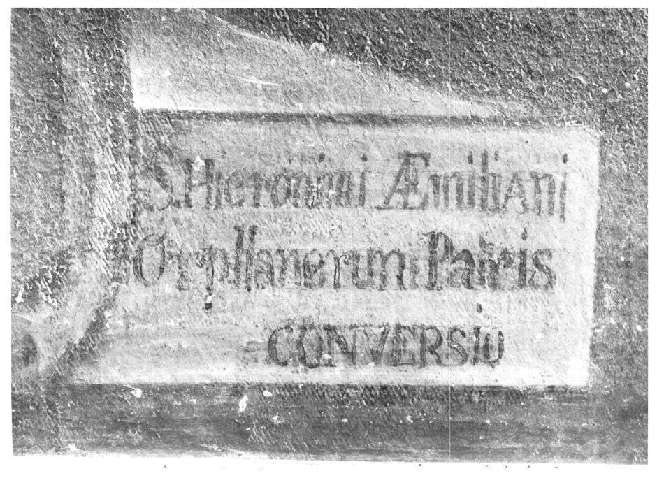 San Girolamo Emiliani riceve le chiavi del carcere dalla Madonna (dipinto) - ambito veneto (prima metà sec. XVII)