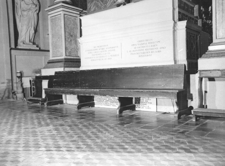 panca - ambito veneto (prima metà sec. XIX)