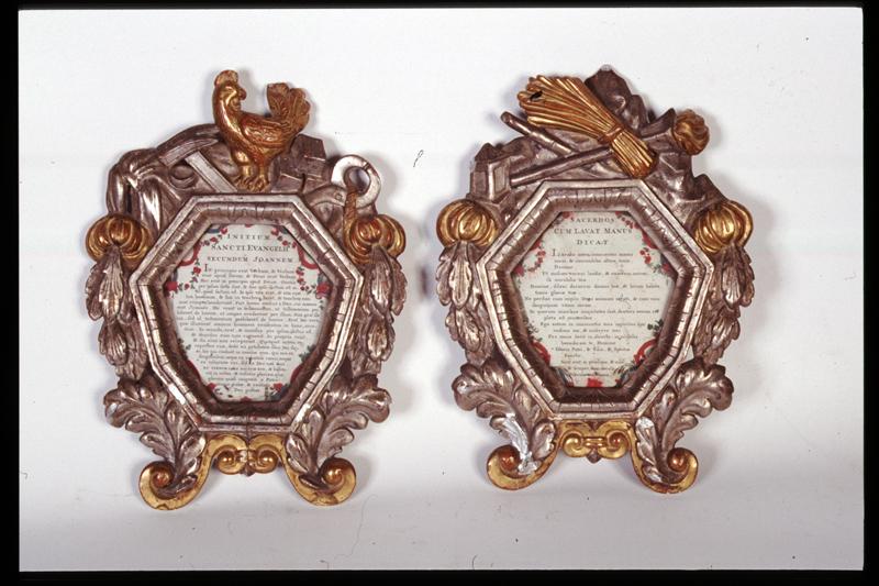 cartagloria, serie - manifattura veneta (fine/inizio secc. XVIII/ XIX)