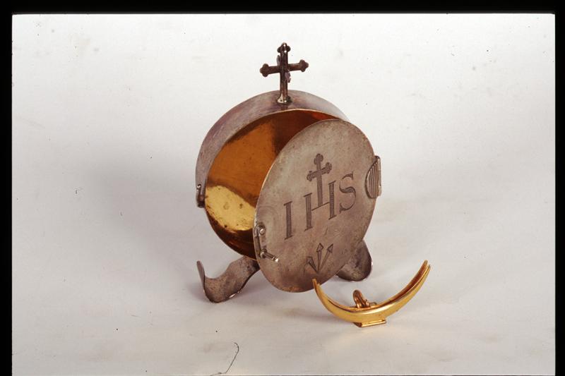 teca eucaristica - manifattura veneta (sec. XIX)