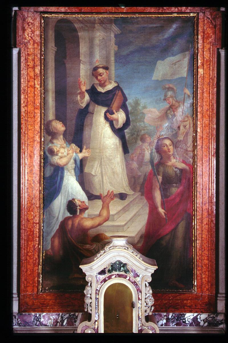 San Domenico e Sant'Eurosia (dipinto) - manifattura veneta (secondo quarto sec. XVII)