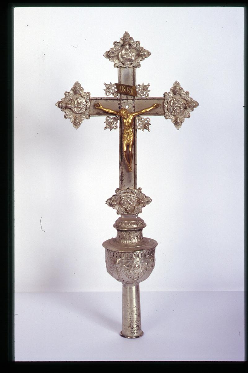 croce processionale - manifattura veneta (sec. XVII)