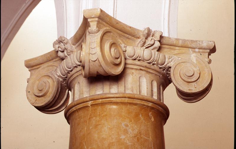 capitello ionico - manifattura veneta (ultimo quarto sec. XVIII)