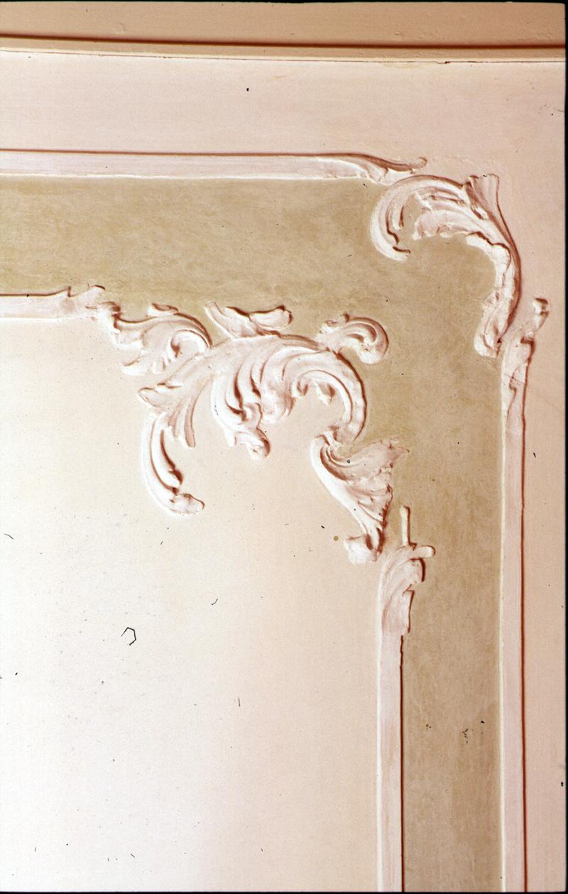 motivo decorativo vegetale (decorazione plastica) - manifattura veneta (ultimo quarto sec. XVIII)