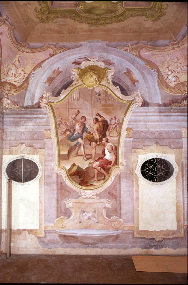 finta architettura (dipinto) di Bortoloni Mattia (attribuito) - ambito veneto (sec. XVIII)