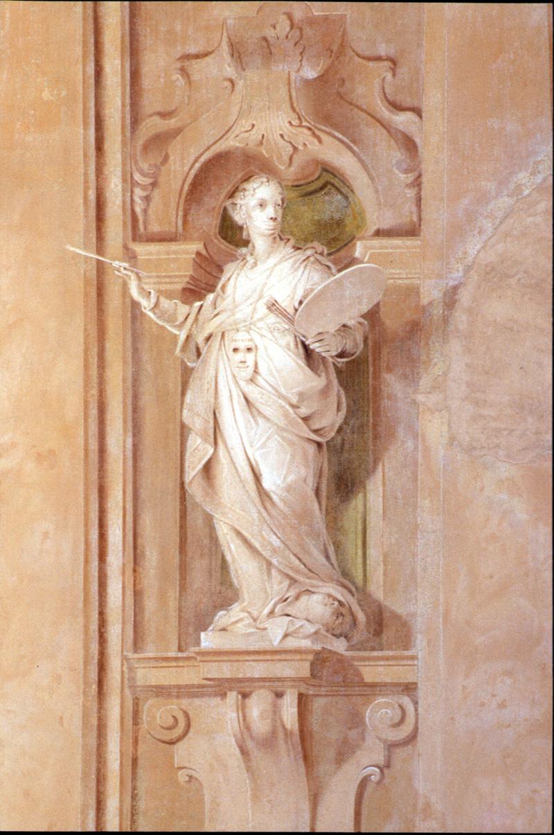 allegoria della Pittura (dipinto) di Crosato Giovanni Battista (attribuito) - ambito veneto (sec. XVIII)