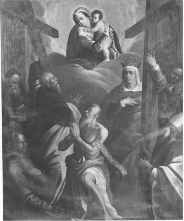 Madonna con Bambino e Santi (dipinto) - ambito veneto (sec. XVII)