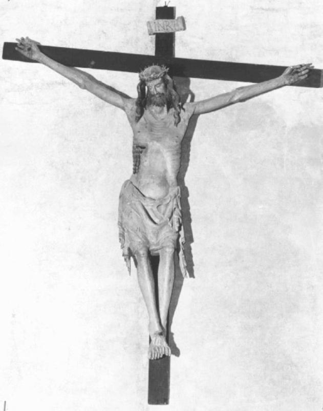 Cristo crocifisso (scultura) - ambito veneto (sec. XV)