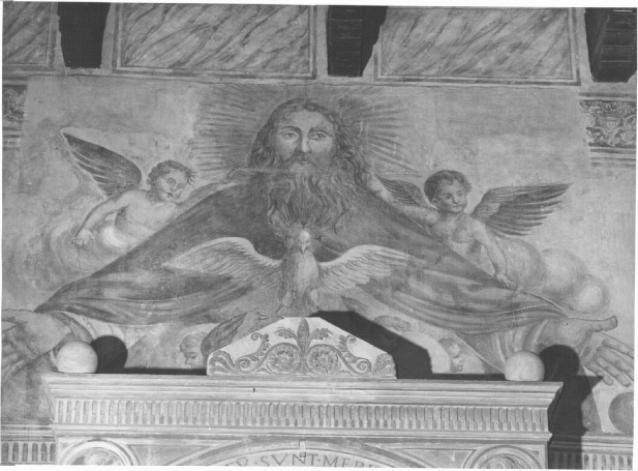 Trinita' (?) / angeli (dipinto) - ambito veneto (primo quarto sec. XVI)