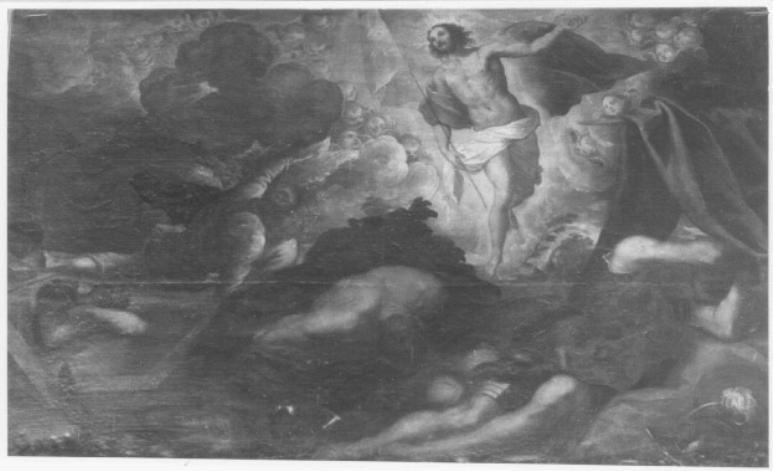 resurrezione di Cristo (dipinto) di Robusti Jacopo detto Tintoretto (scuola) - ambito veneziano (secc. XVI/ XVII)
