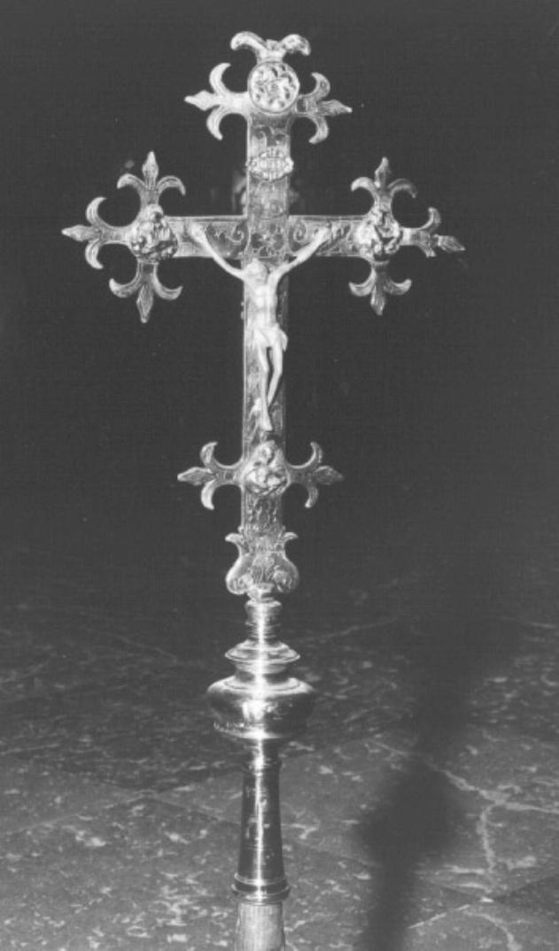croce processionale - manifattura veneta (sec. XVIII)