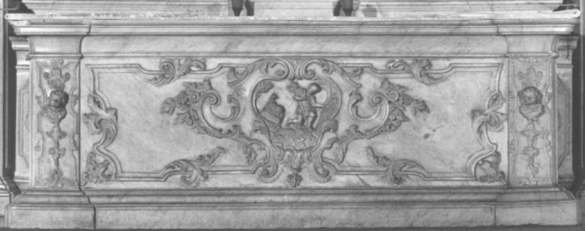 mensa d'altare, elemento d'insieme - produzione trevigiana (sec. XVII)