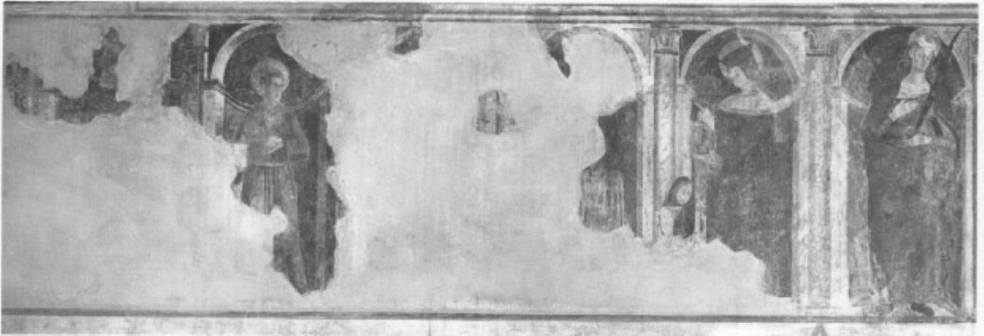 Santi (dipinto, frammento) di Zago Antonio - ambito veneto (sec. XVI)