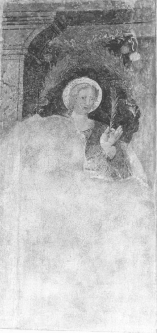 Santa Martire (dipinto, frammento) - ambito veneto (sec. XV)