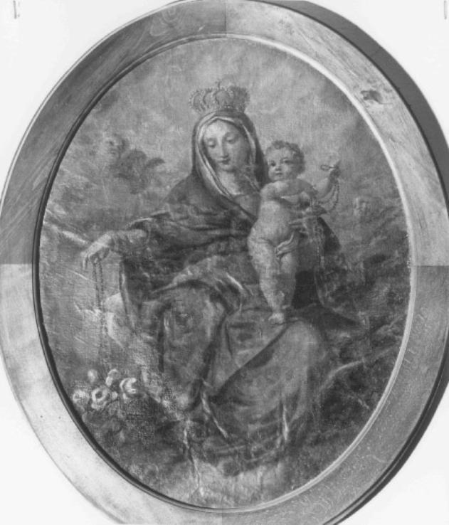Madonna con Bambino (dipinto) di Novelli Pietro Antonio (attribuito) (sec. XVIII)
