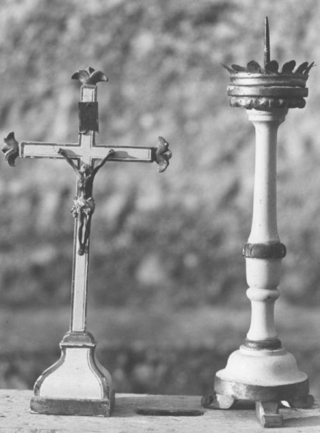 candeliere d'altare, serie - ambito veneto (sec. XIX)