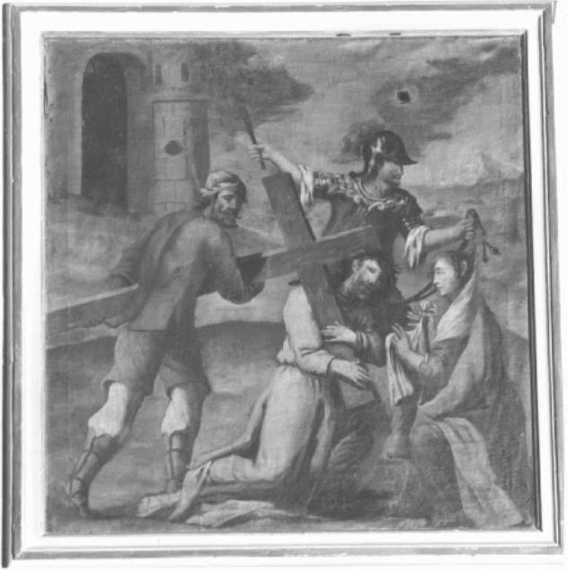 Gesù asciugato da Veronica (dipinto) - ambito veneto (sec. XVII)