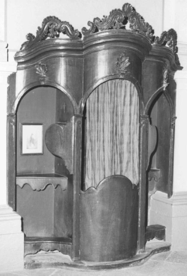 confessionale - ambito veneto (sec. XIX)